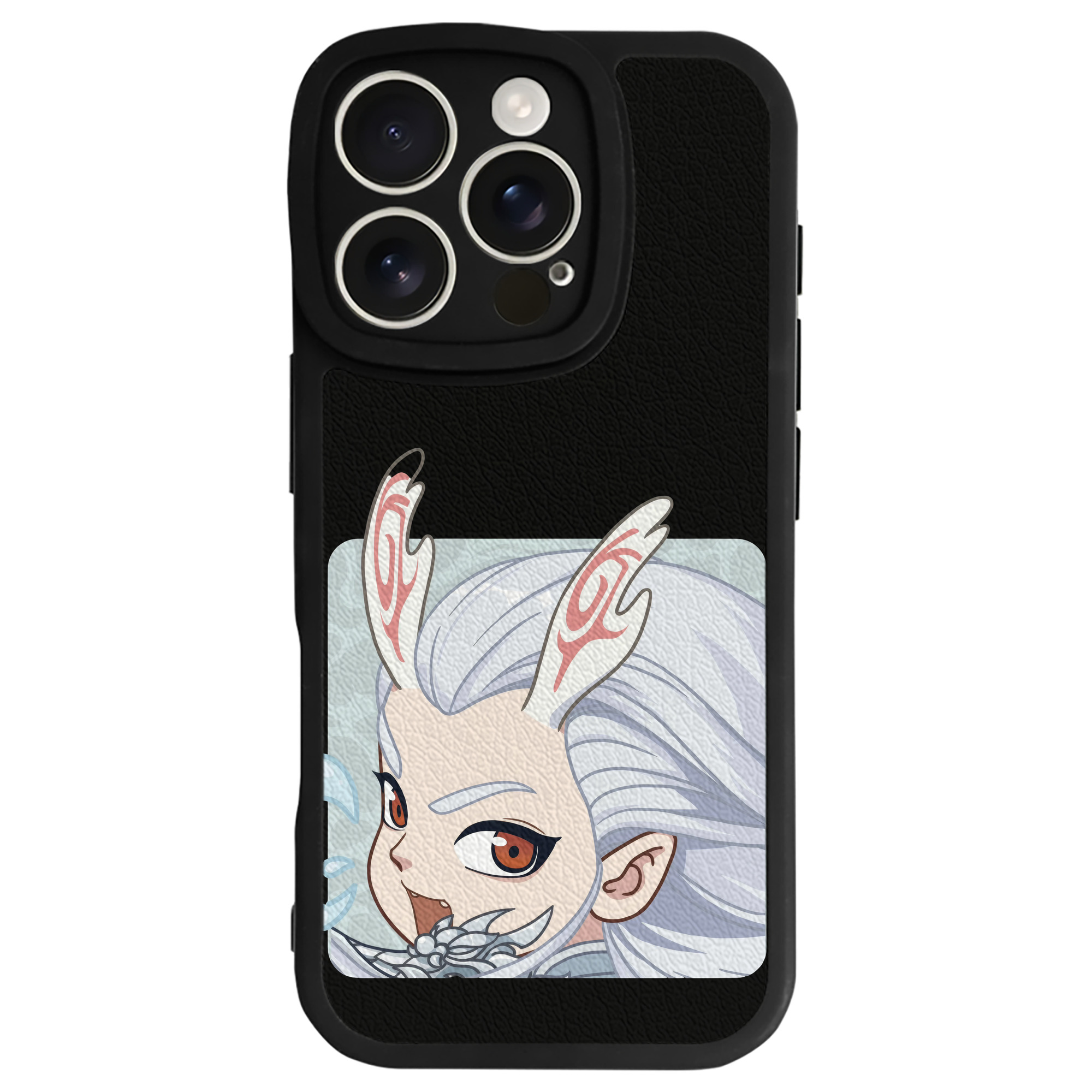 （画像用） Ne Zha 2 ナタ 魔童の大暴れ 【iPhone 16シリーズ対応】シリコンスマホケース（レザー調） 材質：シリコン